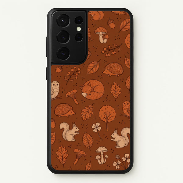 Woodland Folk Toss Phone Case - Galaxy S21 Ultra / Standard