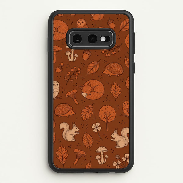 Woodland Folk Toss Phone Case - Galaxy S10e / Standard