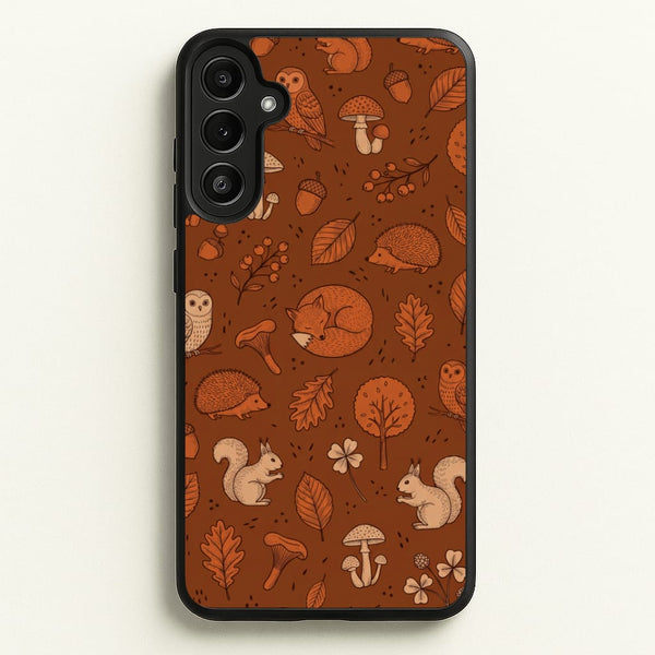 Woodland Folk Toss Phone Case - Galaxy A34 / Standard
