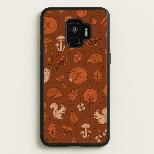 Woodland Folk Toss Phone Case - Galaxy S9 / Standard