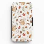 Woodland Squirrel Wallet Phone Case 1