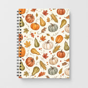 Watercolour Pumpkin Harvest Notebook 1