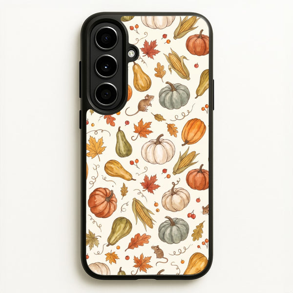 Watercolour Pumpkin Harvest Phone Case - Galaxy A56 / Standard
