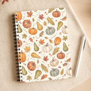 Watercolour Pumpkin Harvest Notebook 3