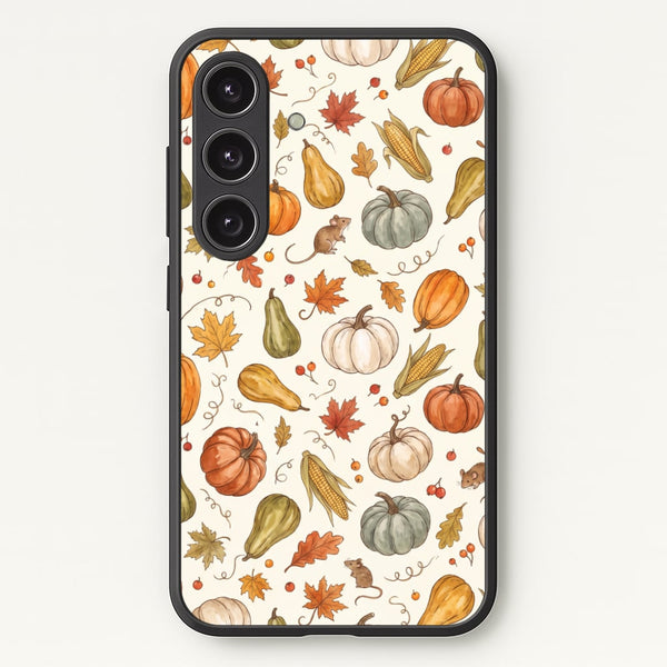 Watercolour Pumpkin Harvest Phone Case - Galaxy S24FE / Standard