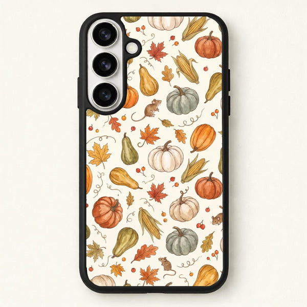Watercolour Pumpkin Harvest Phone Case - Galaxy S26 Plus / Standard