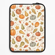 Watercolour Pumpkin Harvest Laptop Sleeve 1