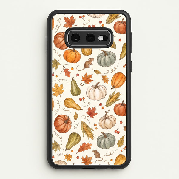 Watercolour Pumpkin Harvest Phone Case - Galaxy S10e / Standard