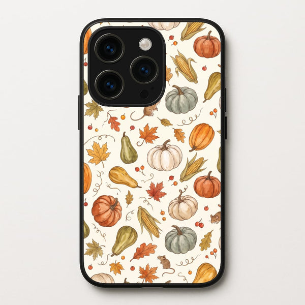 Watercolour Pumpkin Harvest Phone Case - iPhone 15 Pro / Standard