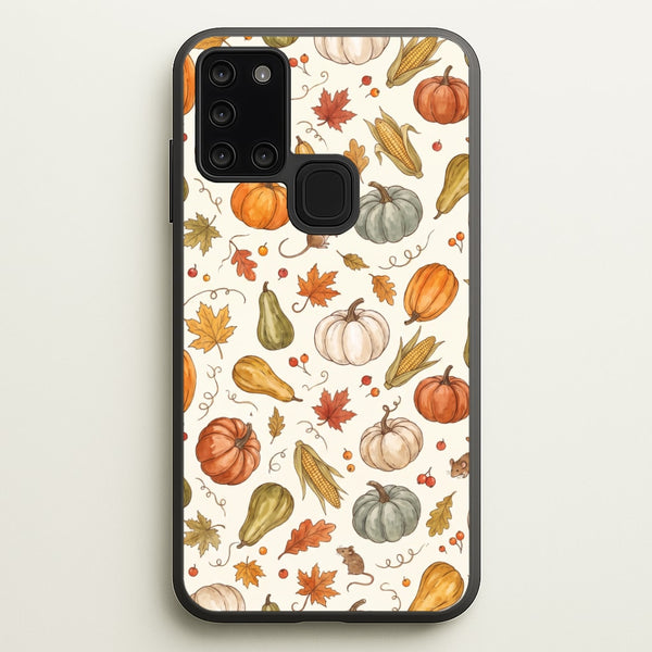 Watercolour Pumpkin Harvest Phone Case - Galaxy A21s / Standard