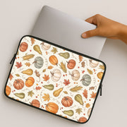 Watercolour Pumpkin Harvest Laptop Sleeve 2
