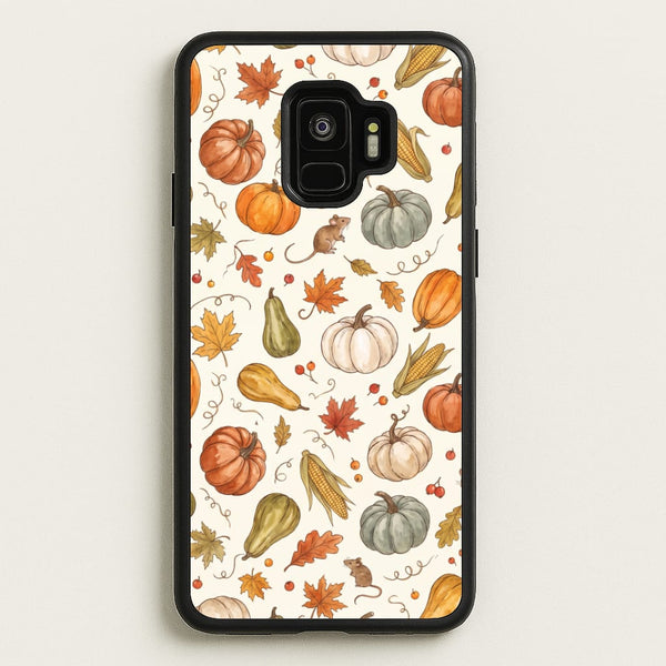 Watercolour Pumpkin Harvest Phone Case - Galaxy S9 / Standard