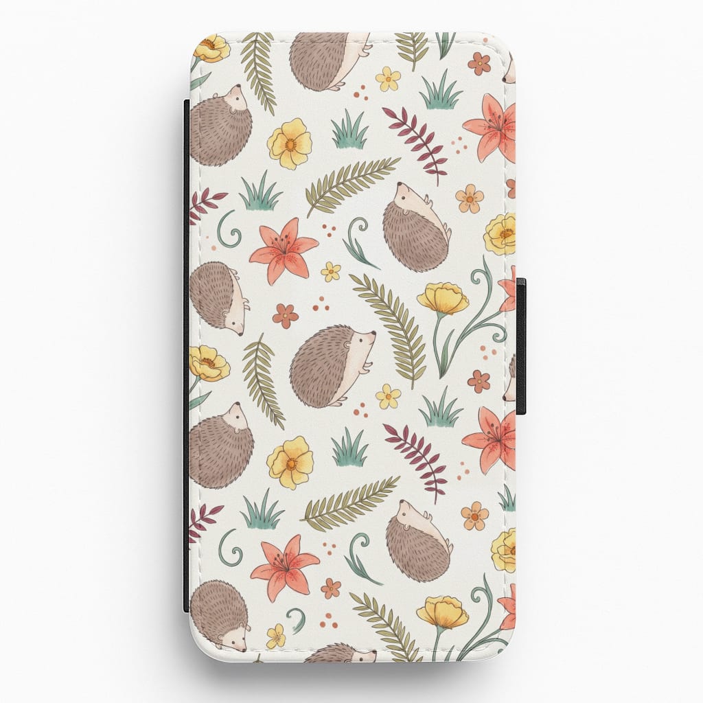 Hedgehog Meadow Wallet Phone Case