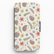 Hedgehog Meadow Wallet Phone Case 1