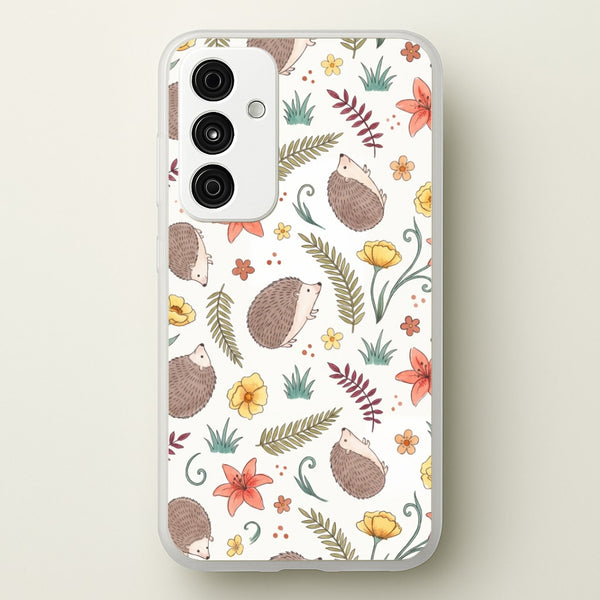 Hedgehog Meadow Phone Case - Galaxy A55 / Standard