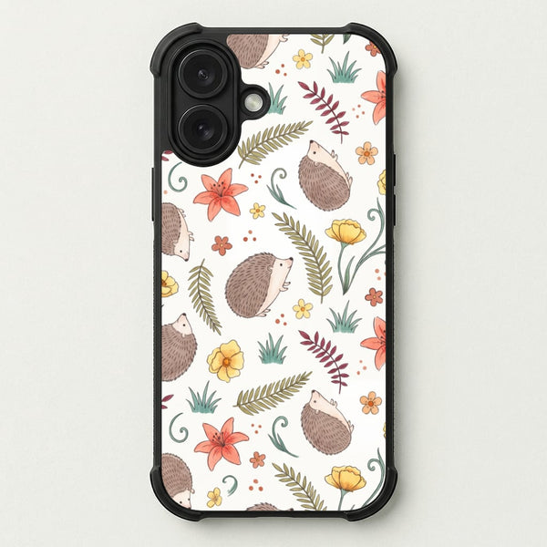 Hedgehog Meadow Phone Case — Bumper case