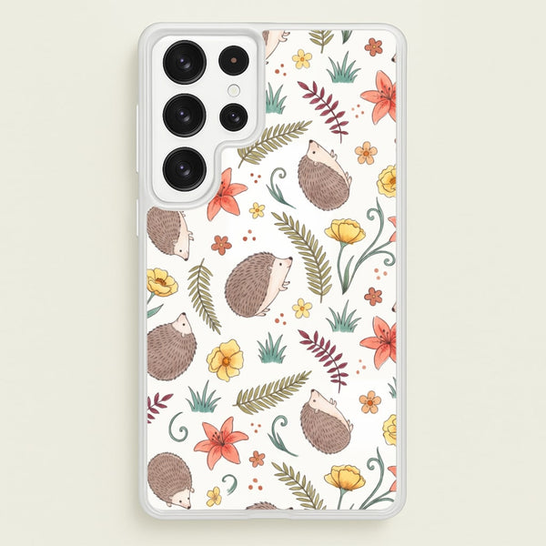 Hedgehog Meadow Phone Case - Galaxy S23 Ultra / Standard
