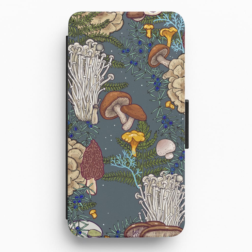 Forest Mushroom Forage Wallet Phone Case