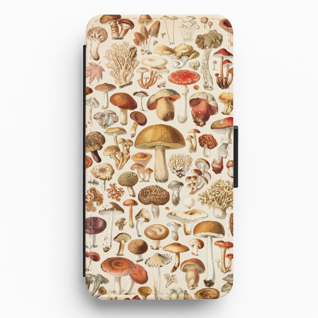 Vintage Fungi Compendium Wallet Phone Case