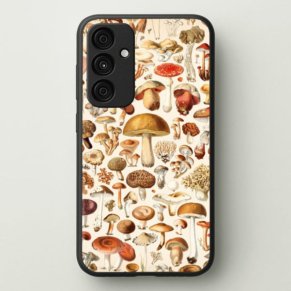 Vintage Fungi Compendium Phone Case - Galaxy A55 / Standard
