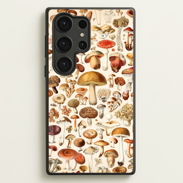Vintage Fungi Compendium Phone Case - Galaxy S25 Ultra / Standard