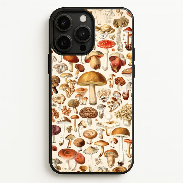 Vintage Fungi Compendium Phone Case - iPhone 13 Pro / Standard