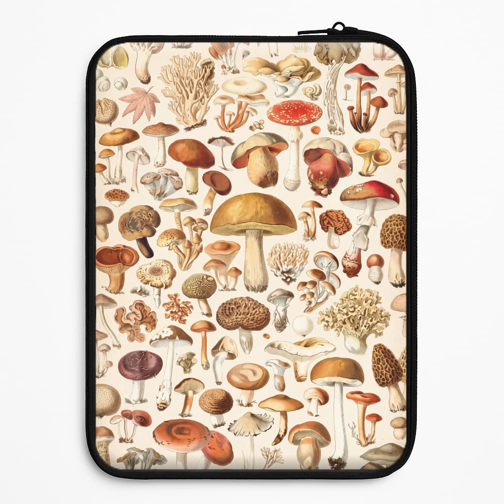 Vintage Fungi Compendium Laptop Sleeve