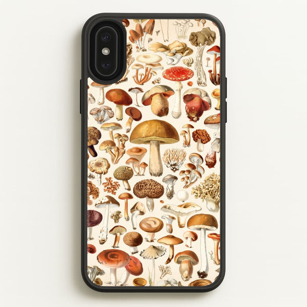 Vintage Fungi Compendium Phone Case - iPhone XS Max / Standard