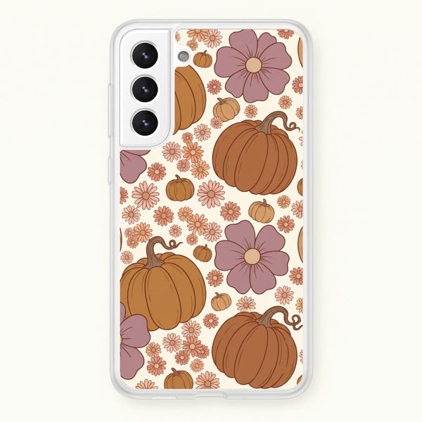 Autumn Bloom Pumpkins Phone Case - Galaxy S22 Plus / Standard