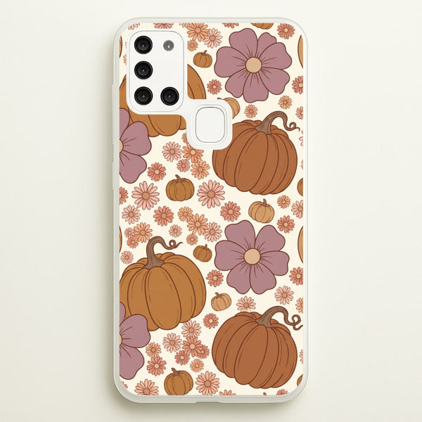 Autumn Bloom Pumpkins Phone Case - Galaxy A21s / Standard