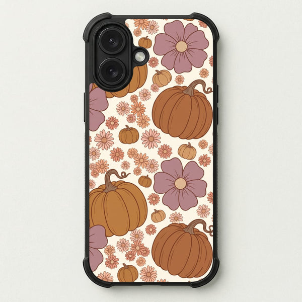 Autumn Bloom Pumpkins Phone Case — Bumper case