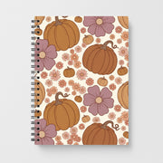 Autumn Bloom Pumpkins Notebook 1