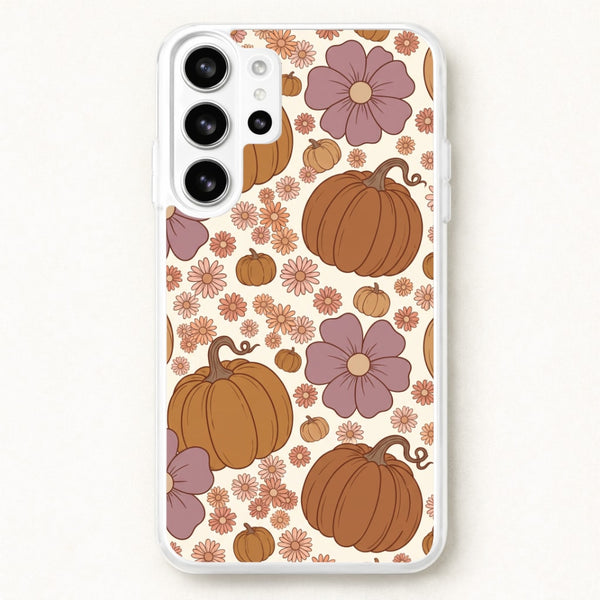 Autumn Bloom Pumpkins Phone Case - Galaxy S26 Ultra / Standard