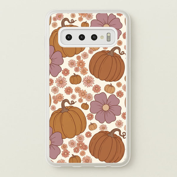 Autumn Bloom Pumpkins Phone Case - Galaxy S10 / Standard