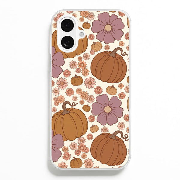 Autumn Bloom Pumpkins Phone Case - iPhone 16 Plus / Standard