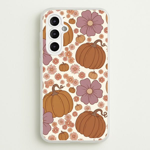 Autumn Bloom Pumpkins Phone Case - Galaxy A14 / Standard