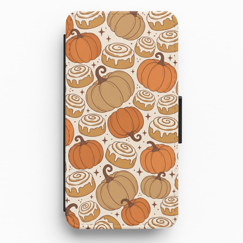 Pumpkin Spice Bakery Flip / Wallet Phone Case