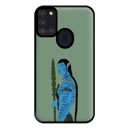 Jake Sully Phone Case for Galaxy A21s