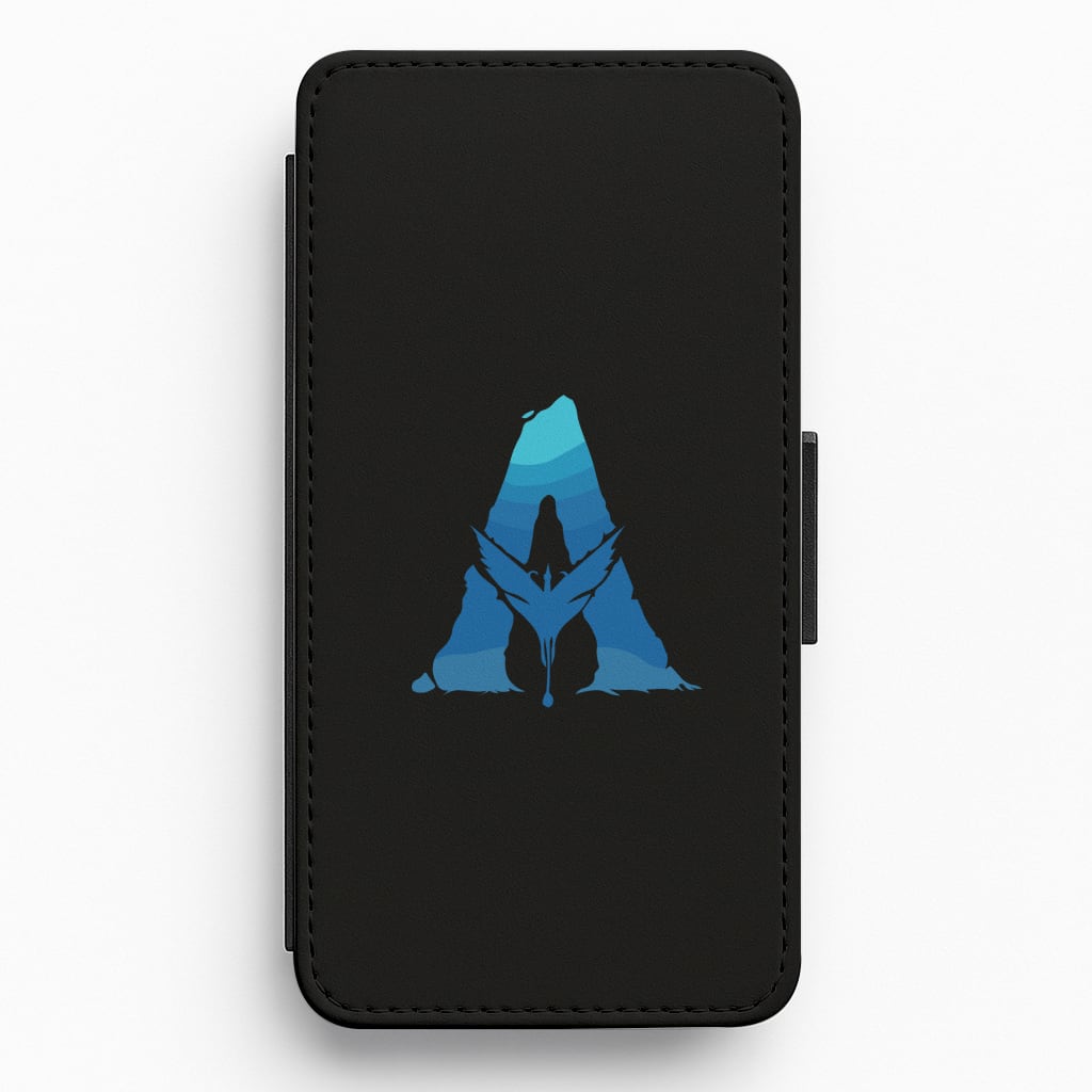 Alien World Logo Flip / Wallet Phone Case