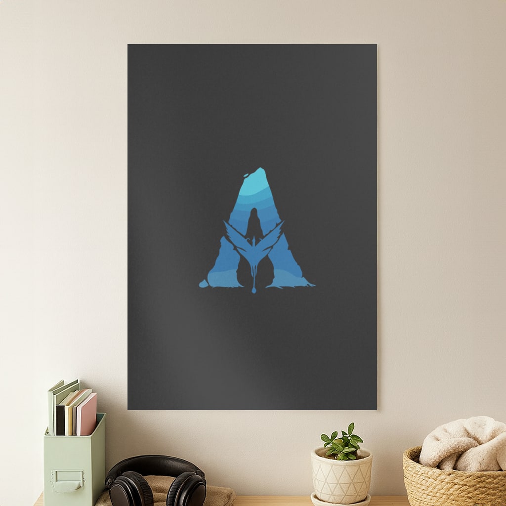 Alien World Logo Poster