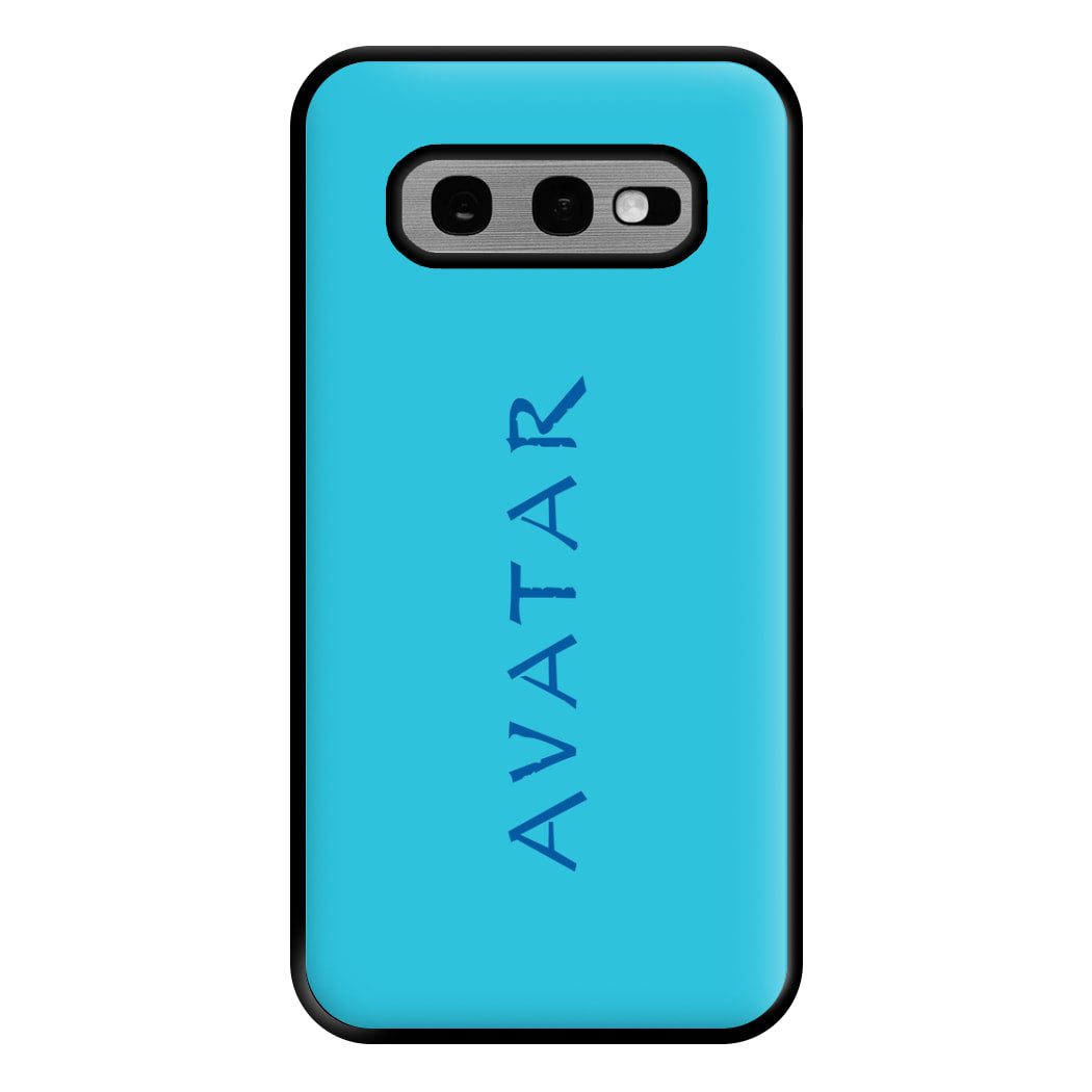 Alien World Text Phone Case for Galaxy S10e