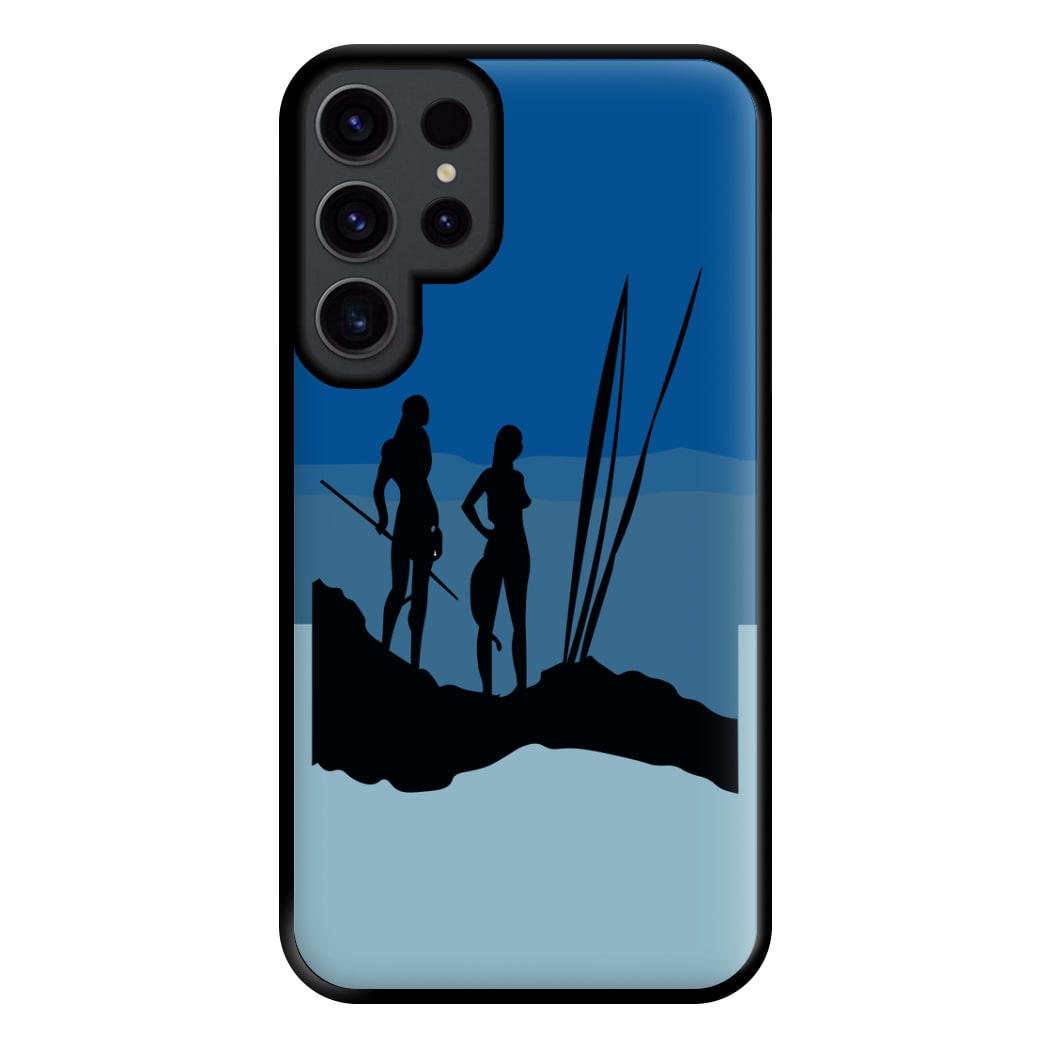 Alien World Outline Phone Case for Galaxy S23 Ultra