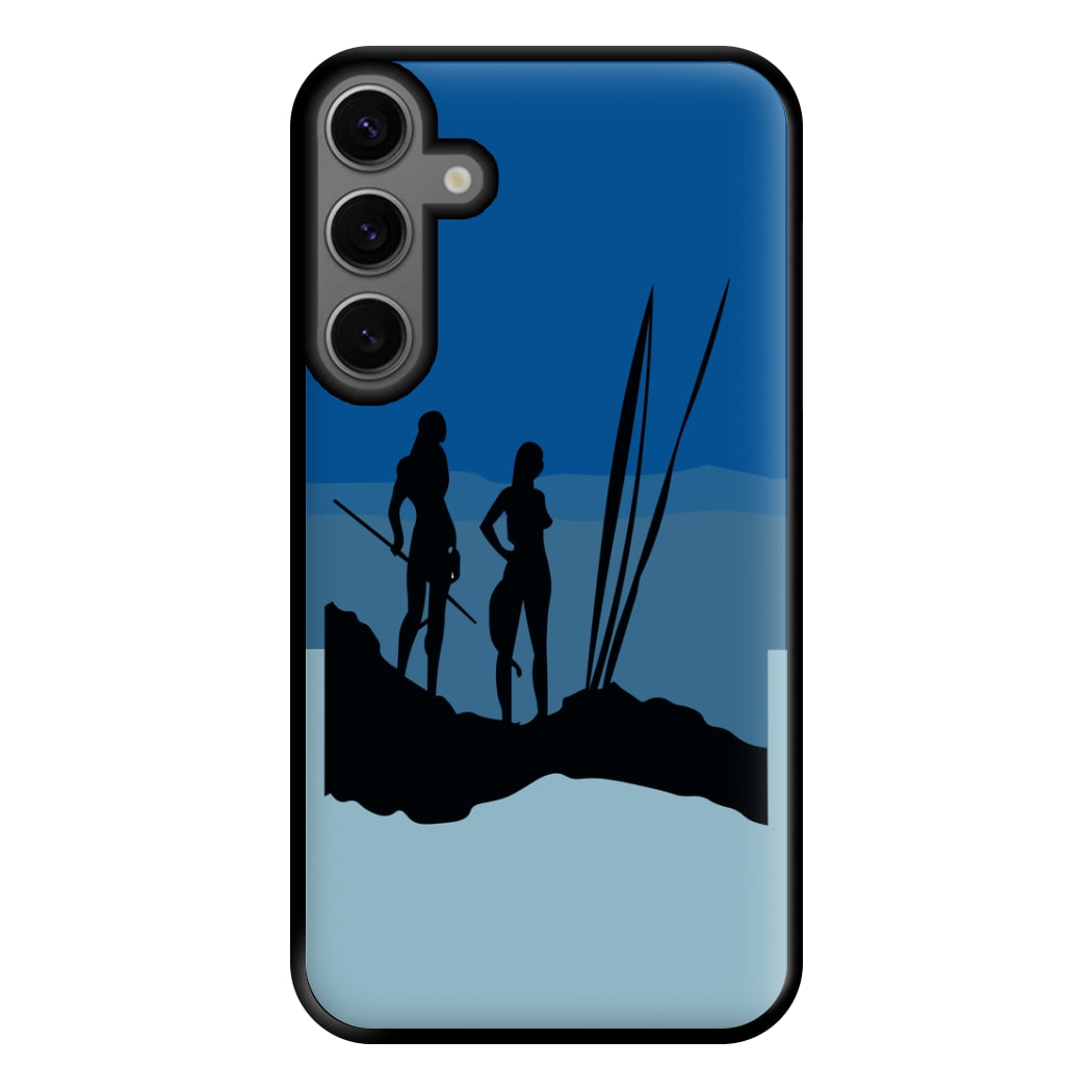 Alien World Outline Phone Case for Galaxy S23FE