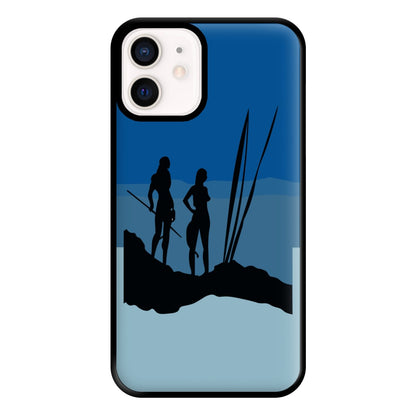 Alien World Outline Phone Case for iPhone 12 Mini