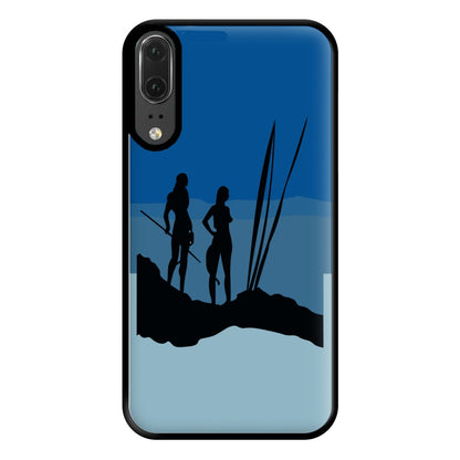 Alien World Outline Phone Case for Huawei P20