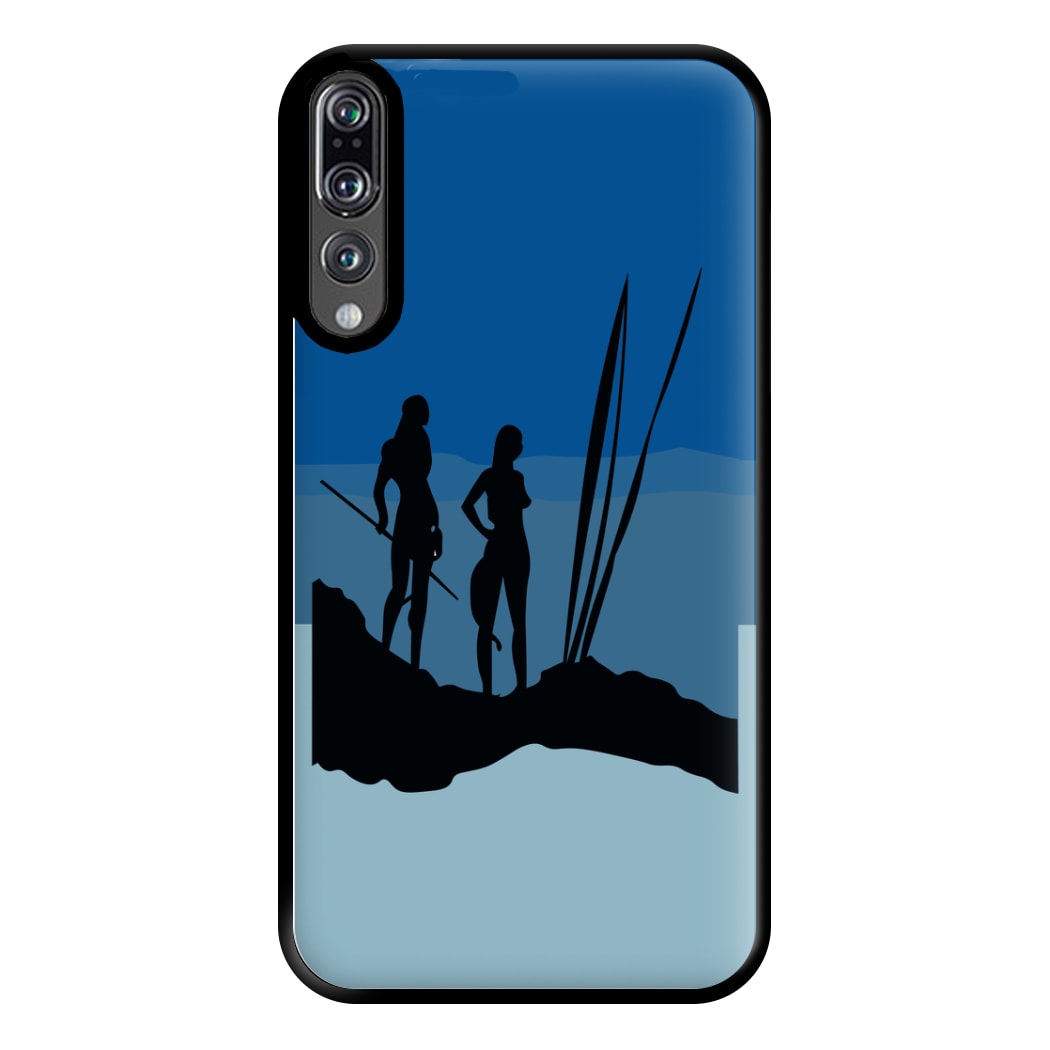 Alien World Outline Phone Case for Huawei P20 Pro