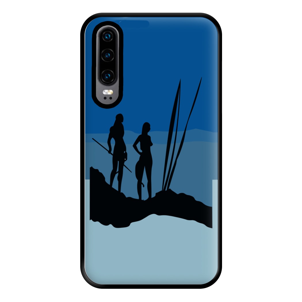 Alien World Outline Phone Case for Huawei P30