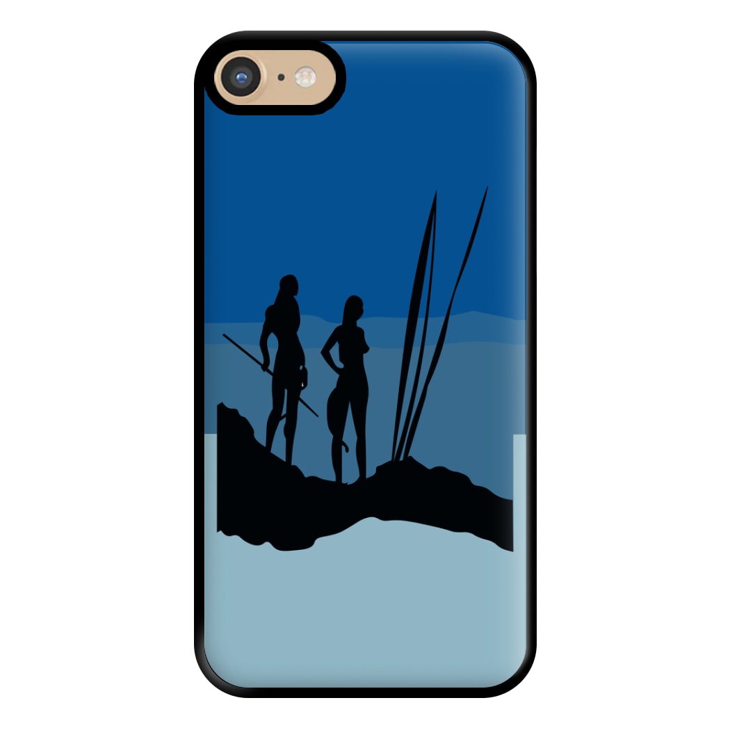 Alien World Outline Phone Case for iPhone 6 / 7 / 8 / SE