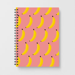 Banana Pattern Notebook - Fun Cases