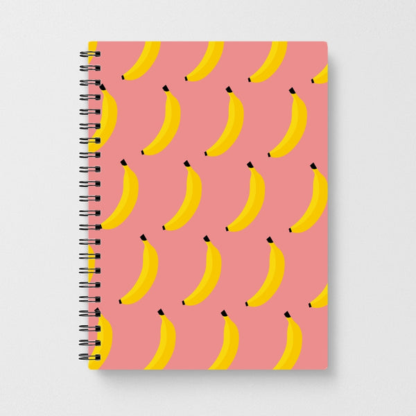 Banana Pattern Notebook - Fun Cases